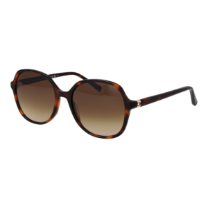 Tommy Hilfiger Panto Sonnenbrille TH 2394/S 5505LHA in Havana – 45° Seitenansicht