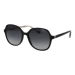 Tommy Hilfiger Quadrat Sonnenbrille TH 2394/S 558079O in Schwarz – 45° Seitenansicht