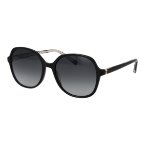 Tommy Hilfiger Quadrat Sonnenbrille TH 2394/S 558079O in Schwarz – 45° Seitenansicht