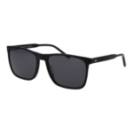 Tommy Hilfiger Rechteck Sonnenbrille TH 2390/S 58807IR in Schwarz – 45° Seitenansicht