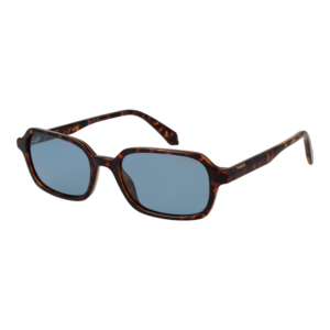 Polaroid Rechteck Sonnenbrille PLD 4219/S 53086C3 in Havana – 45° Seitenansicht