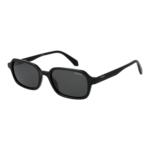 Polaroid Rechteck Sonnenbrille PLD 4219/S 53807M9 in Schwarz – 45° Seitenansicht