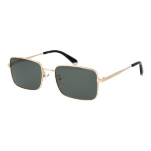 Polaroid Rechteck Sonnenbrille PLD 4213/G/S/X 57J5GUC in Gold – 45° Seitenansicht