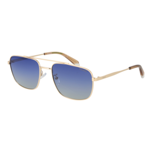 Polaroid Pilotenbrille Sonnenbrille PLD 4214/G/S/X 59LKSZ7 in Gold – 45° Seitenansicht