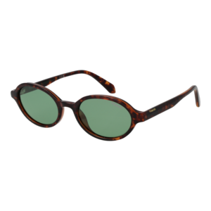 Polaroid Oval Sonnenbrille PLD 4220/S 51WR9UC in Havana – 45° Seitenansicht
