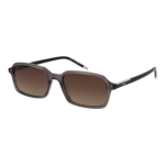 Hugo Rechteck Sonnenbrille HG 1424/S 5409QHA in Grau – 45° Seitenansicht