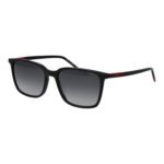 Hugo Rechteck Sonnenbrille HG 1423/G/S 568079O in Schwarz – 45° Seitenansicht