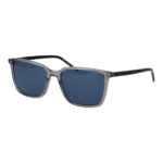 Hugo Rechteck Sonnenbrille HG 1423/G/S 56KB7KU in Grau – 45° Seitenansicht