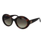 Tommy Hilfiger Rund Sonnenbrille TH 2403/S 5205LBC in Havana – 45° Seitenansicht