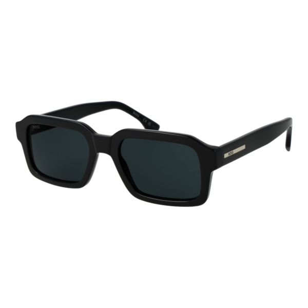 Boss Sonnenbrille BOSS 1984/S 54807I8 – 45° Seitenansicht Boss Rechteck Sonnenbrille BOSS 1984/S 54807I8 in Schwarz – 45° Seitenansicht