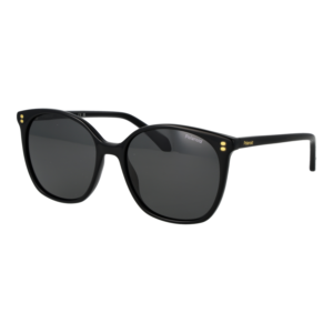 Polaroid Quadrat Sonnenbrille PLD 4215/S/X 55807M9 in Schwarz – 45° Seitenansicht