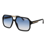 Carrera Quadrat Sonnenbrille VICTORY C 01/S 600037Q in Schwarz – 45° Seitenansicht