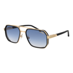 Carrera Rechteck Sonnenbrille CARRERA 1069/S 570037Q in Schwarz – 45° Seitenansicht