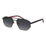 Hugo Pilotenbrille Sonnenbrille HG 1433/S 590039O in Schwarz – 45° Seitenansicht