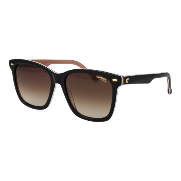 Carrera Quadrat Sonnenbrille CARRERA 3113/S 56KDXHA in Schwarz – 45° Seitenansicht