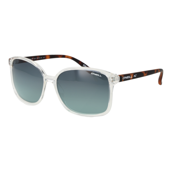 O'Neill Rechteck Sonnenbrille ONS PRAI 58113P in Transparent – 45° Seitenansicht