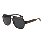 Polaroid Pilotenbrille Sonnenbrille PLD 6193/S 5709QM9 in Braun – 45° Seitenansicht
