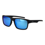 Polaroid Rechteck Sonnenbrille PLD 3018/S 55DL5JY in Schwarz – 45° Seitenansicht