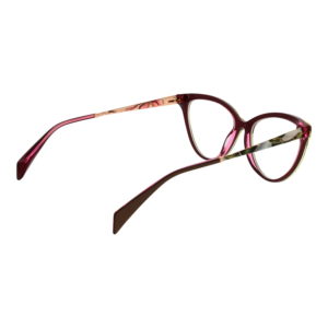 Frontansicht der Ana Hickmann Brille AH6528T 54H02 – Rahmen Titan