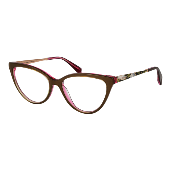 Ana Hickmann )} Brille AH6528T 54H02 in Oliv
