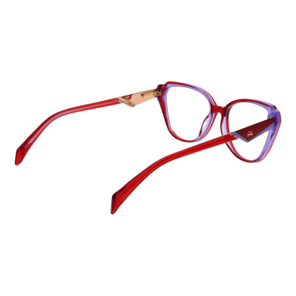 Frontansicht der Ana Hickmann Brille AH6537 54H02 – Rahmen Azetat