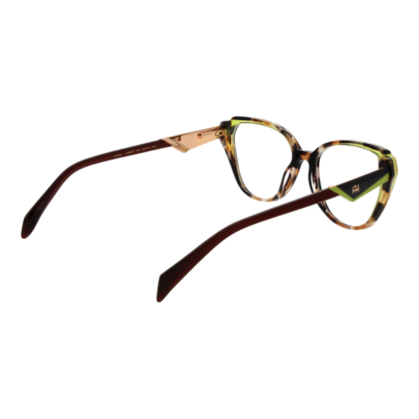 Frontansicht der Ana Hickmann Brille AH6537 54P01 – Rahmen Azetat