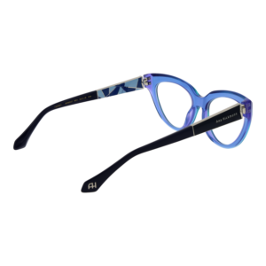 Frontansicht der Ana Hickmann Brille AH6547 53H01 – Rahmen Azetat