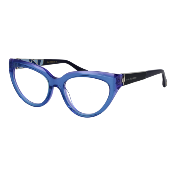 Ana Hickmann )} Brille AH6547 53H01 in Blau