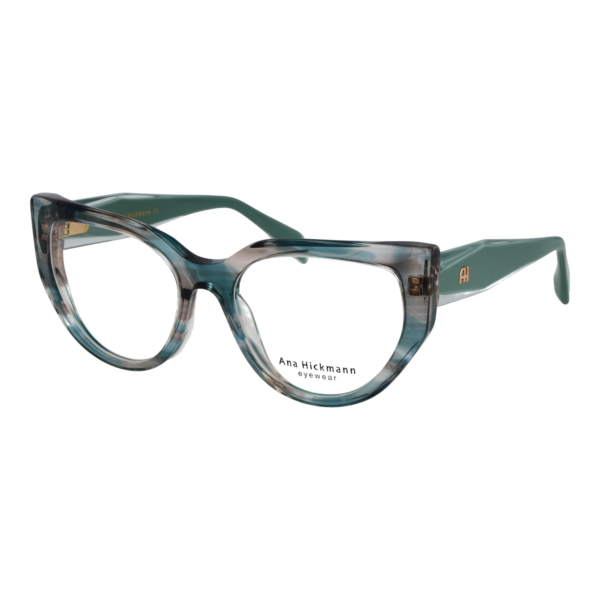 Ana Hickmann )} Brille AH6560G 53E02 in Blau