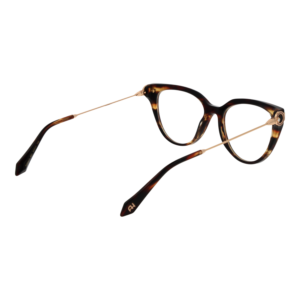 Frontansicht der Ana Hickmann Brille AH6561T 53E01 – Rahmen Titan