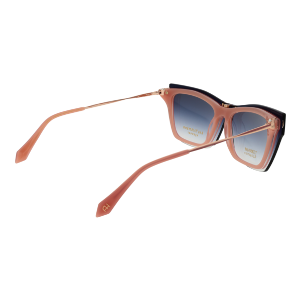 Frontansicht der Ana Hickmann Brille AH6565GT 54H01 & AH6565GT 54H01G – Rahmen Azetat