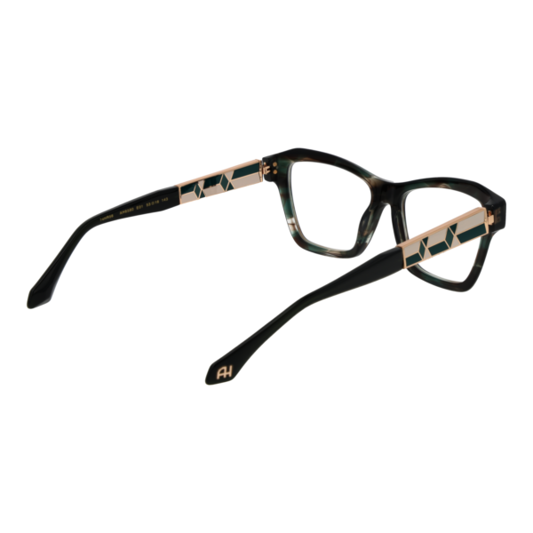 Frontansicht der Ana Hickmann Brille AH6580 53E01 – Rahmen Azetat