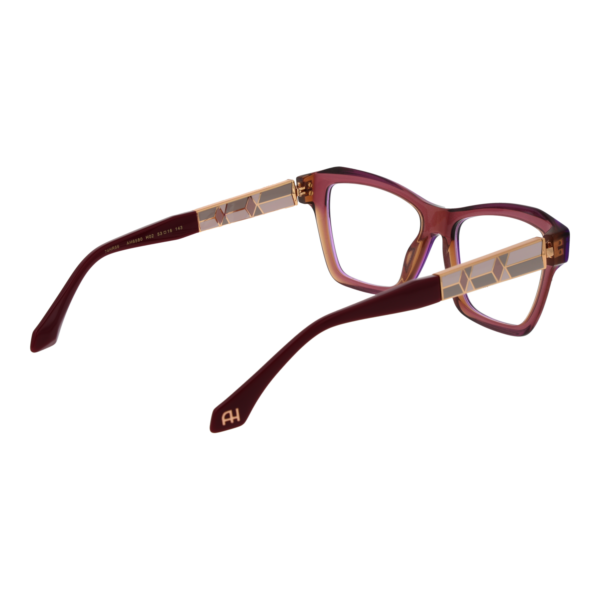 Frontansicht der Ana Hickmann Brille AH6580 53H02 – Rahmen Azetat