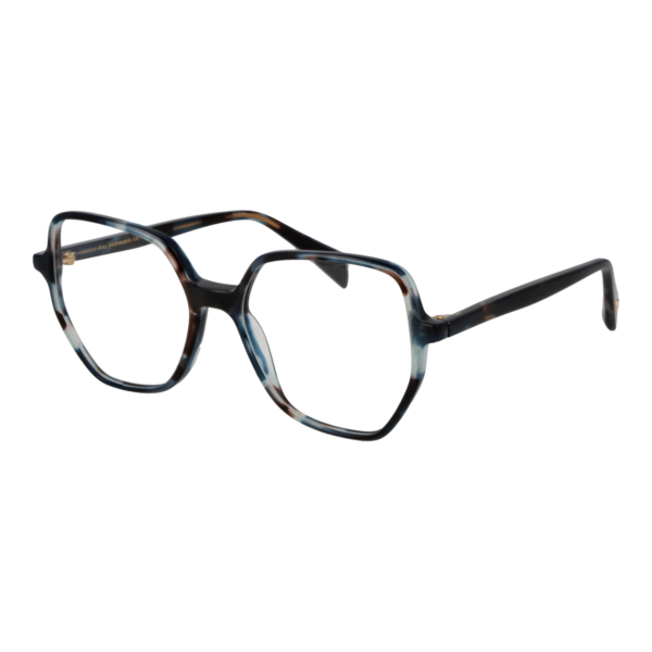 Ana Hickmann )} Brille AH6614 53G21 in Blau