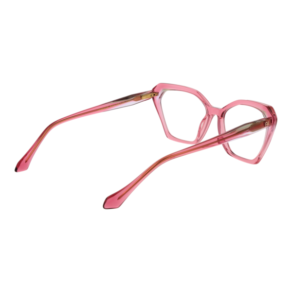 Frontansicht der Ana Hickmann Brille AH6623G 55P04 – Rahmen Azetat
