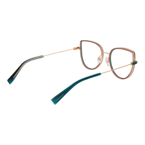 Frontansicht der Ana Hickmann Brille HI1208T 51H01 – Rahmen Titan