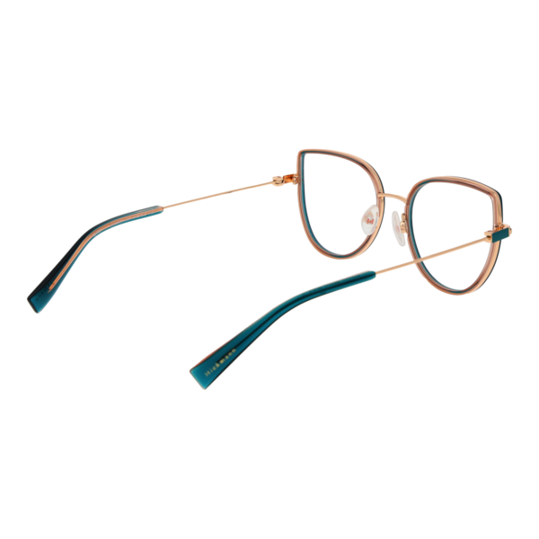 Frontansicht der Ana Hickmann Brille HI1208T 51H01 – Rahmen Titan