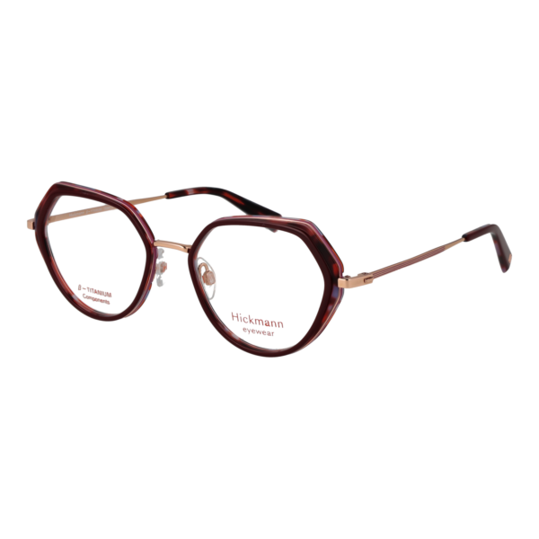 Ana Hickmann )} Brille HI1250T 53H03 in Burgunder