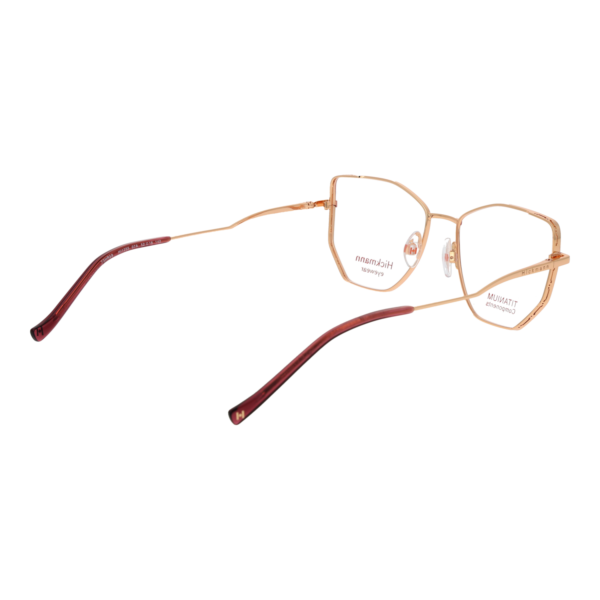 Frontansicht der Ana Hickmann Brille HI1255 5207A – Rahmen Titan