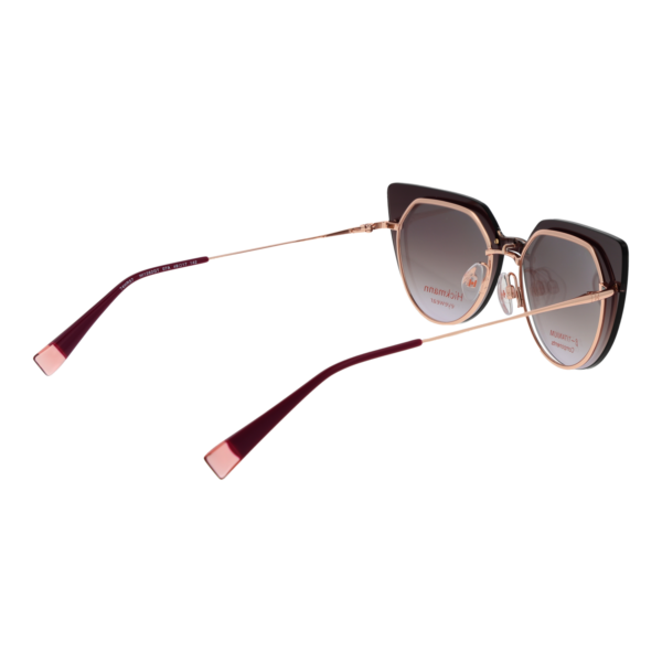 Frontansicht der Ana Hickmann Brille HI1262GT 4907A & HI1262GT 4907AG – Rahmen Titan