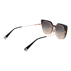 Frontansicht der Ana Hickmann Brille HI1262GT 4909A & HI1262GT 4909AG – Rahmen Titan