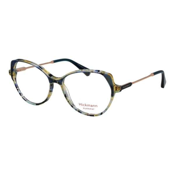 Ana Hickmann Brille HI6317 55G22 – 45° Seitenansicht Ana Hickmann )} Brille HI6317 55G22 in Blau