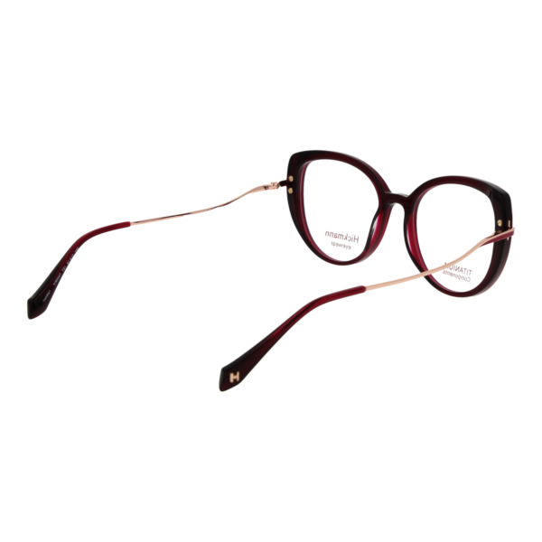 Frontansicht der Ana Hickmann Brille HI6334T 51T01 – Rahmen Titan