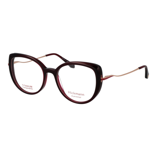 Ana Hickmann )} Brille HI6334T 51T01 in Burgunder