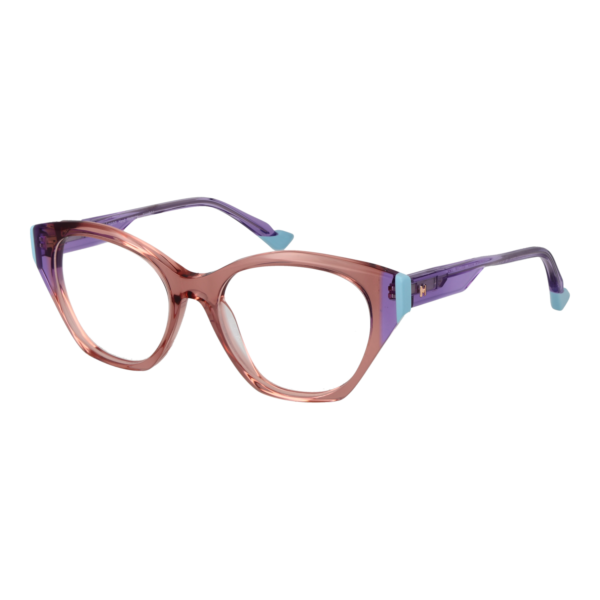 Ana Hickmann Brille HI6363 50P05 – 45° Seitenansicht Ana Hickmann )} Brille HI6363 50P05 in Rosa