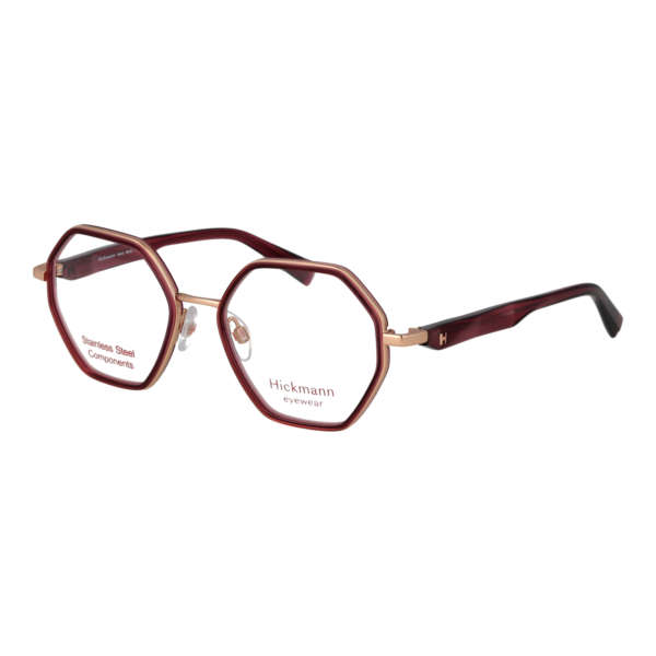 Ana Hickmann )} Brille HIY1025 50T02 in Burgunder