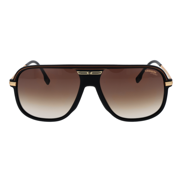 Carrera Sonnenbrille C SPORT 17/S 60I46HA – Frontansicht mit Metall & Polyamid Rahmen und Braun Gläsern