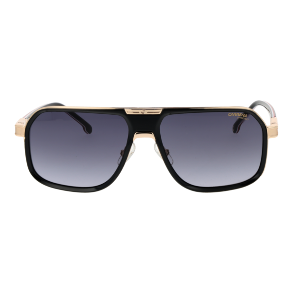 Carrera Sonnenbrille CARRERA 1090/S 60OIT9O – Frontansicht mit Metall Rahmen und Grau Gläsern