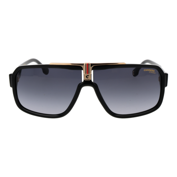 Carrera Sonnenbrille CARRERA 1091/S 658079O – Frontansicht mit Polyamid Rahmen und Grau Gläsern