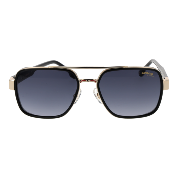 Carrera Sonnenbrille CARRERA 1092/S 588079O – Frontansicht mit Metall & Polyamid Rahmen und Grau Gläsern